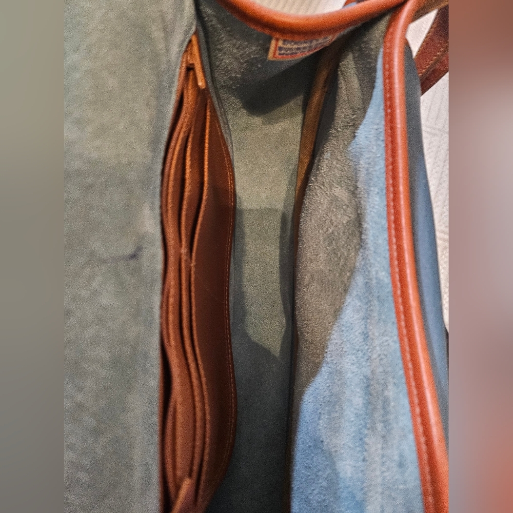 Vintage Dooney & Bourke Large Horshoe Blue - Picture 13 of 15